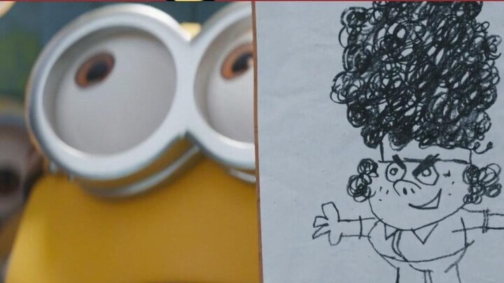 Sketching criminal portraits is no problem for the almighty Minions