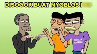 Disogok Partai Politik - Perang Gara Gara Dukung Beda Capres (Kartun Politik)