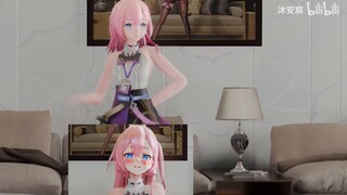 รอสักครู่ครึ่ง❗สาวรวยเอสต้าทำสิ่งนี้❗คน 99% ไม่สามารถมองเห็นได้🥵 [Star Dome Railway MMD]