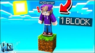H3 Thử Thách SINH TỒN TRÊN 1 BLOCK Đất Duy Nhất Trong Minecraft | tập 1 - OneBlock
