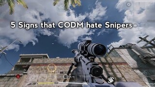 5 Signs that CODM actually hate Snipers