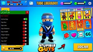 🔰APK MOD MENU STUMBLE GUYS! TUDO LIBERADO! (SKINS, EMOTES PEGANDO NA PARTIDA SEM ROOT) ANTI BAN!