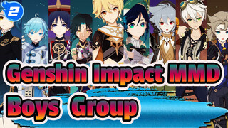 [Genshin Impact MMD] Boys' Group BOOM!_2