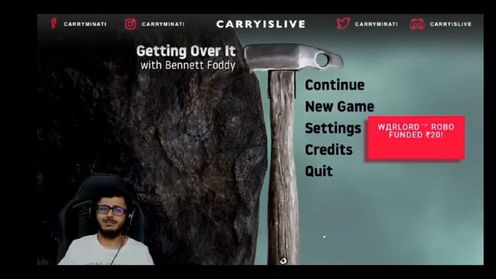 Getting over it carryminati part 2