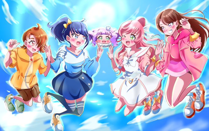[Lirik Mandarin dan Jepang/klip versi lengkap] Lagu tema Pretty Cure in the Vast Sky [ひろがるスカイ!プリキュア～