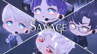 [Tình yêu và không gian sâu thẳm MMD] Savage [Qi Yu/Qin Che/Li Shen/Shen Xinghui]