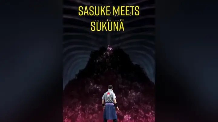 Sasuke meets Sukuna anime naruto sasuke jujutsukaisen sukuna manga fy