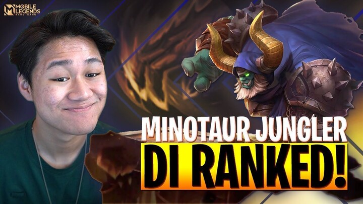 Mencoba Minotaur Jungler di Ranked ! Banteng Merah OP di Jungler - Mobile Legend