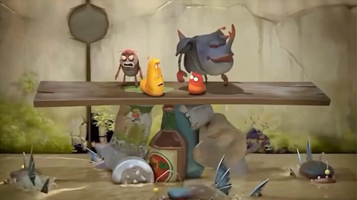 เพื่อที่จะหลบหนี แมลงทั้งสองจึงเหยียบบนกระดานไม้และทำให้มันกลายเป็นใบพัด แต่พวกเขาไม่ได้คาดหวังว่ามั