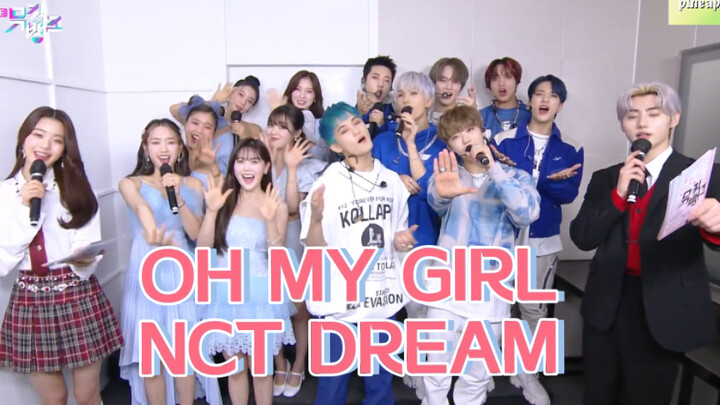 220408 ซับจีน OH MY GIRL NCT DREAM สัมภาษณ์ผู้เข้าชิงอันดับหนึ่ง จางวอนยอง และพัคซองฮุนเป็นพิธีกร ไอ