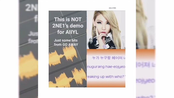 2NE1 Singing BLACKPINK's As If It's Your Last (Demo) 𝐎𝐑𝐈𝐆𝐈𝐍𝐀𝐋