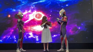 Ketika Natasha melihat Orb lagi... Pameran HUT Ultraman ke-55 Stasiun Hefei 21.10.04 Rekam