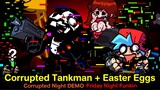 BF ช่วย Tankman! จากความมืดมิด + Easter Eggs FNF Corrupted Night (Tankman) |  Friday Night Funkin