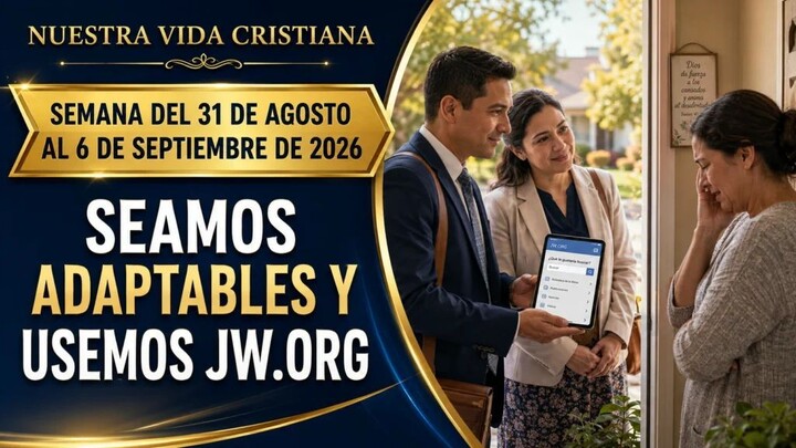 Nuestra Vida Cristiana para la semana del 31 de agosto al 6 de septiembre de 2026