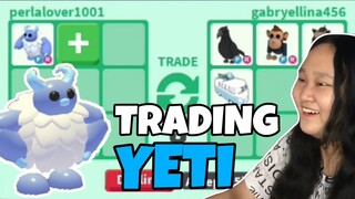 WHAT PEOPLE TRADE FOR YETI IN ADOPT ME *CHRISTMAS UPDATE* (Roblox Tagalog)