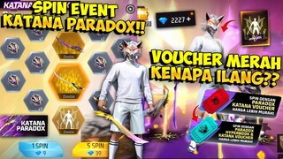 SPIN KATANA EVO TERBARU !! Trik Spin Katana Eternal Paradox & Alasan Katana Voucher Tidak Muncul