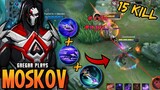 MLBB: Moskov With Windtalker is Brutal! | Moskov Best Build 2022 (Critical)| Build Top Global Moskov