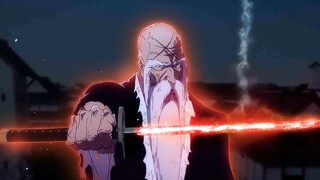 「BLEACH 千年血戦篇」山本が卍をリリースし、すべての火の力を斬魄刀に圧縮します, ーハバッハのブルートを2つにカット | Yamamoto unleahes his Bankai