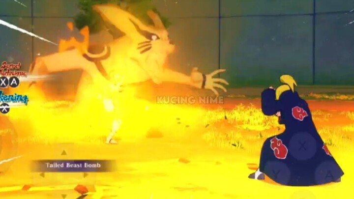 NARUTO KLM VS DEIDARA - NARUTO X BORUTO STORM CONNECTION ANDROID GAMEPLAY