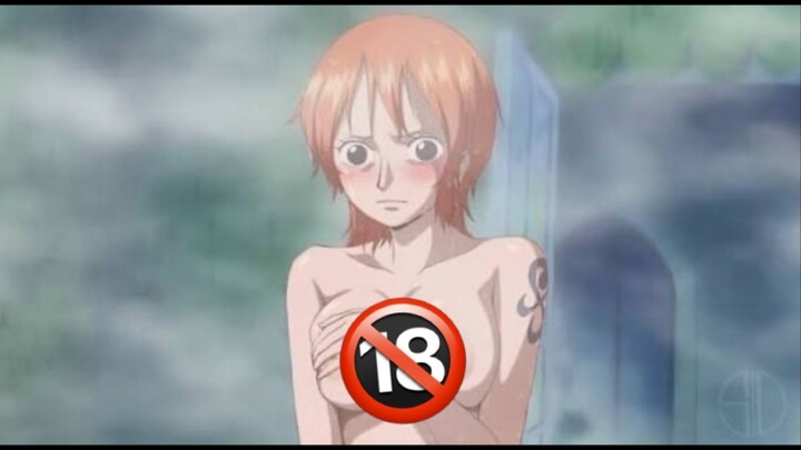 Luffy ketauan intip Nami mandi