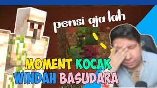 Moment Kocak Windah Basudara Pensiun | Momen kocak windah basudara main minecraft | Part 1