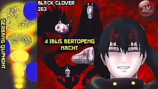 4 Iblis Bertopeng Nacht dan Penciptaan Pohon Qliphoth | Black Clover 263
