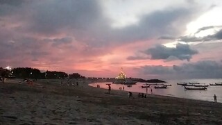 sun goes down