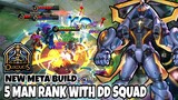 New META Build | 5 Man Rank with DD Squad | Gatotkaca Gameplay