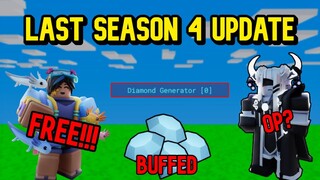 Last Season 4 Update! (Roblox Bedwars)