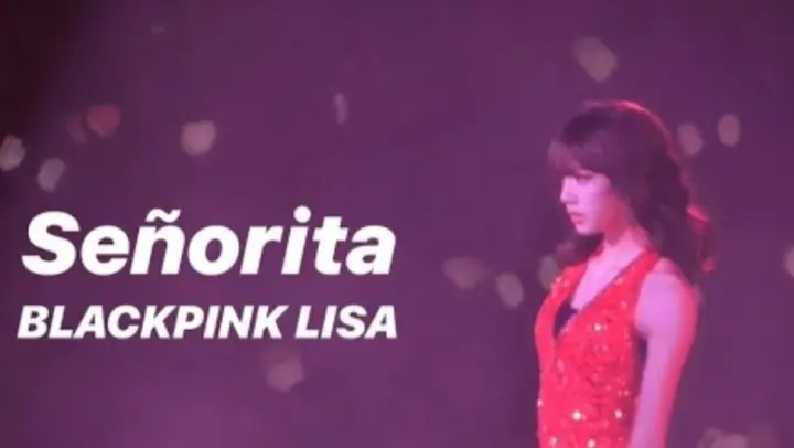 [K-POP]BLACKPINK|LISA - Senorita(Solo)