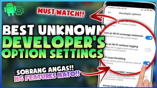 Super Useful Developer's Option Settings Na Kailangan Naka Turn On Sa Device Mo