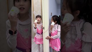 两个可爱鬼在玩传声筒！#斗罗大陆 #唐舞桐与唐老六 #小舞 #唐舞桐 #唐三 #唐老六