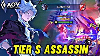 Aov : Nakroth Gameplay | Tier s Assassin - Arena Of Valor LiênQuânMobile rov