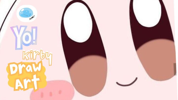 Hi, Yo! Drawing Kirby yang imut dan menggemaskan ✌🏻