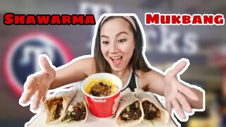 SHAWARMA MUKBANG | Turks Beef Shawarma & Turks Doner Bowl