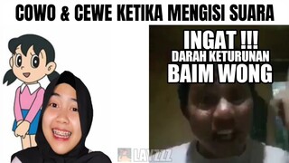 Ketika Cowo disuruh jadi Pengisi Suara...