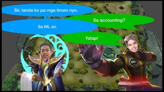 Aim high with Patrick! Nag support sa offlane praktis ni Chunshun.