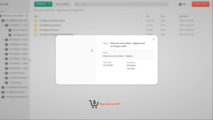[Shopcourse247.com] Matt Leitz and Liz Raad – Digital Investors Program 2023
