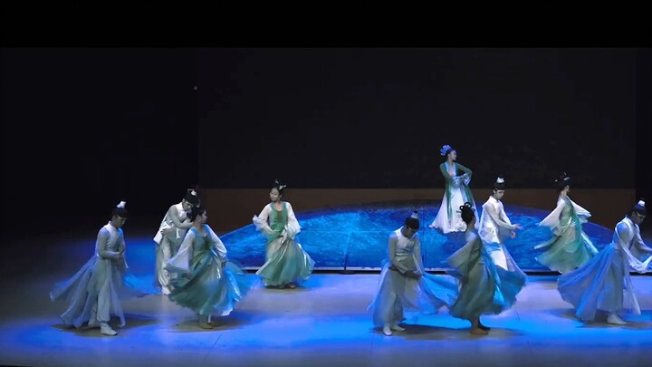 Song Dynasty Aesthetic Dance Creation "Tea Tea Fu" "The nipples are erect, and light clouds are grad