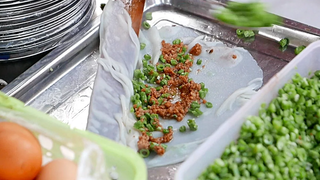 Chinese Street Food - CHEUNG FUN Steamed Rice Noodle China