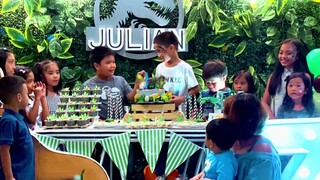 Julian Blowing his 7th Birthday Cake Candles 7️⃣🎂🎈🎉🥳