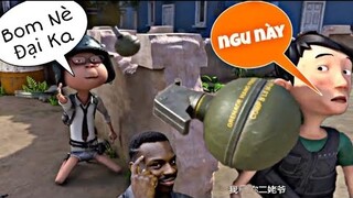 Hài PUBG(Thuyết Minh) P3 - Thộn Cùng Đàn Anh Lấy Top 1 Nhưng Bị Tấu Hài - Cười ỉa