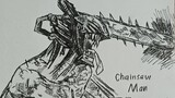 Faced with an ailing drawing up, would you click through to see his Chainsaw Man cartoon sketch?