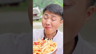 Er Mao was deceived, it's so funny #food #asmrfood #delicious
