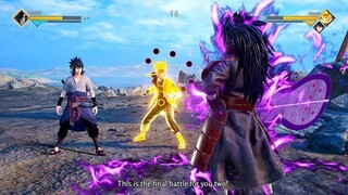 NARUTO SAGE VS MADARA (Jump Force) FULL FIGHT HD