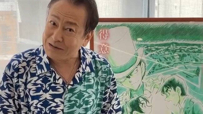 Pengisi suara Hattori Heiji Horikawa Ryo mengirimkan salamnya.