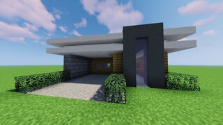 Small Modern House | A Minecraft Build Timelapse