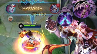 SHADOW TWINBLADES + CALAMITY REAPER = SAVAGE! Selena Gameplay | Lian TV | Mobile Legends