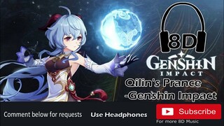 "Qilin's Prance" 8D Music (Ganyu's theme) - Genshin Impact