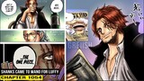 ONE PIECE CHAPTER 1054- SHANKS READY TO CLAIM ONE PIECE😱| SHANKS AND LUFFY REUNION🤯 #onepiece